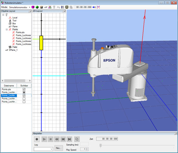 Epson Programmierung